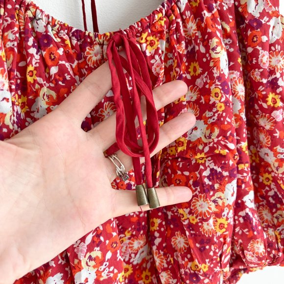 Urban Outfitters Floral Print Festival Top - Picture 4 of 9